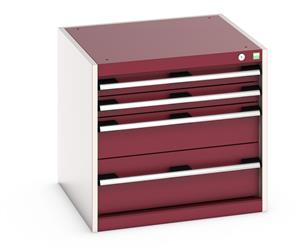 40019015.** Bott Cubio drawer cabinet with overall dimensions of 650mm wide x 650mm deep x 600mm high...